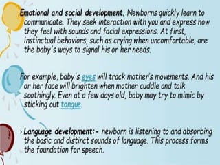 Growth and development