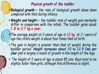 Growth and development