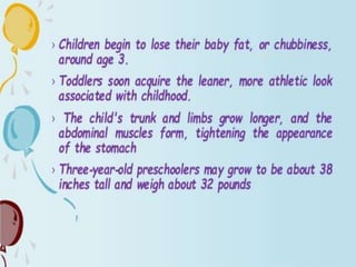 Growth and development