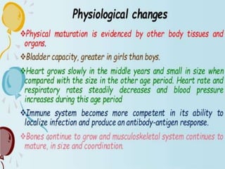 Growth and development