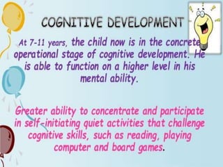 Growth and development