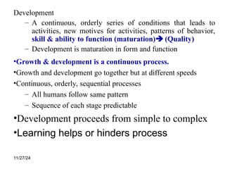 growth and development .ppt for primary health care provider | PPT