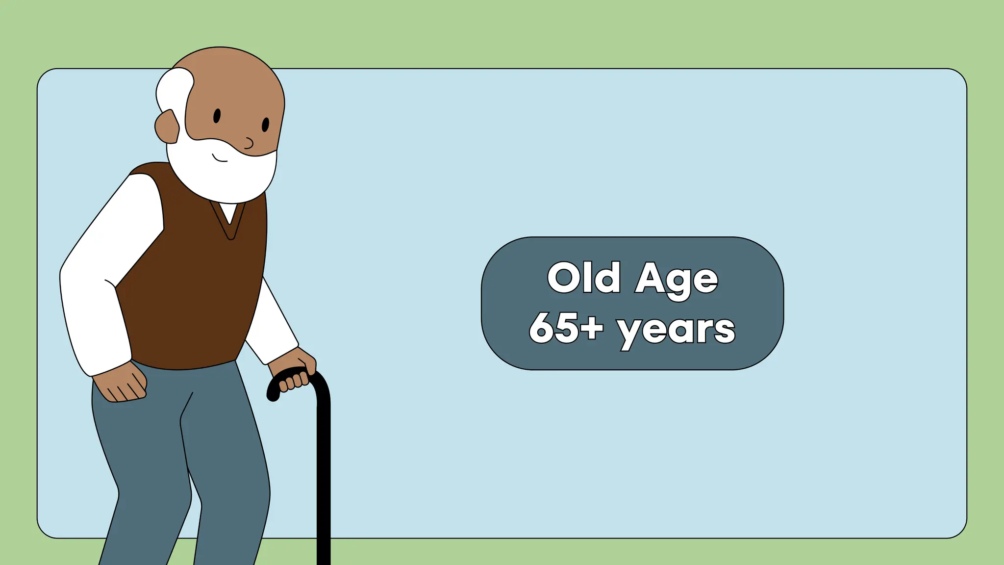 Old Age
65+ years
Old Age
65+ years
 