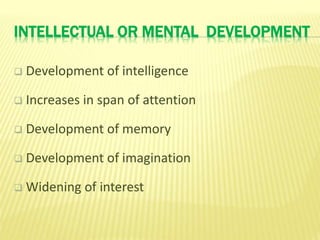 Growth and development during adolescence | PPTX