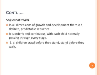 Growth and development in children | PPTX