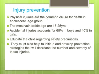 Growth and development of adolescence | PPTX