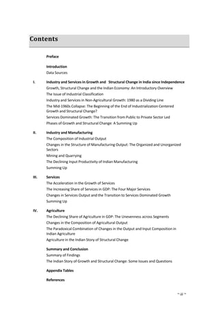 growth and structural change in Indian Economypdf | PDF