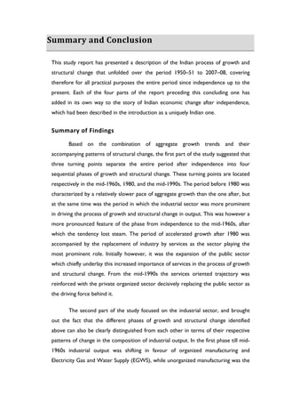growth and structural change in Indian Economypdf | PDF