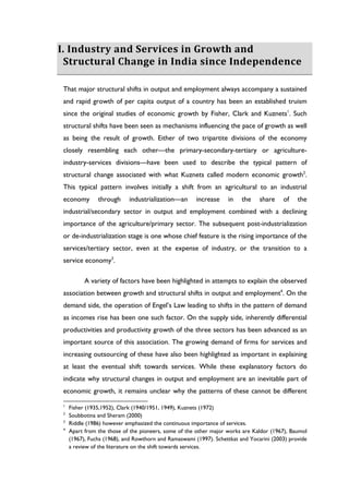 growth and structural change in Indian Economypdf | PDF