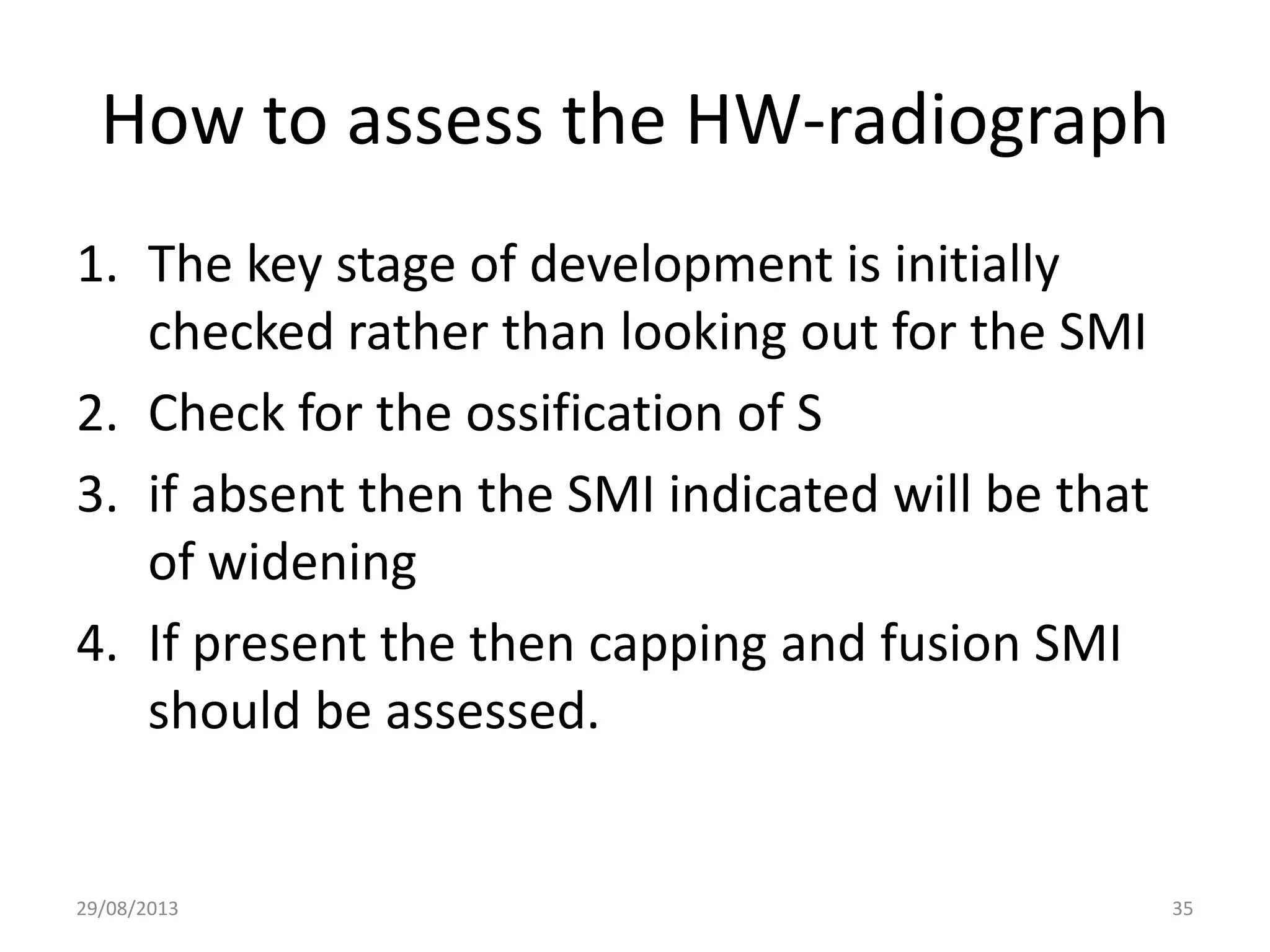 THE USE OF HAND AND WRIST RADIOGRAPH, OPG AND CEPHALOMETRIC RADIOGRAPH ...