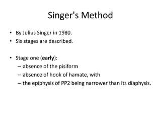 Singer Method Roux Growth assessment in Orthodontics | PDF