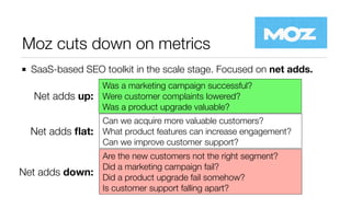 Slides from Growthcon 2014 Lean Analytics masterclass