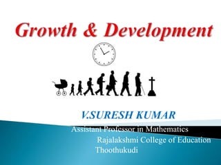 V.SURESH KUMAR
Assistant Professor in Mathematics
Rajalakshmi College of Education
Thoothukudi
 