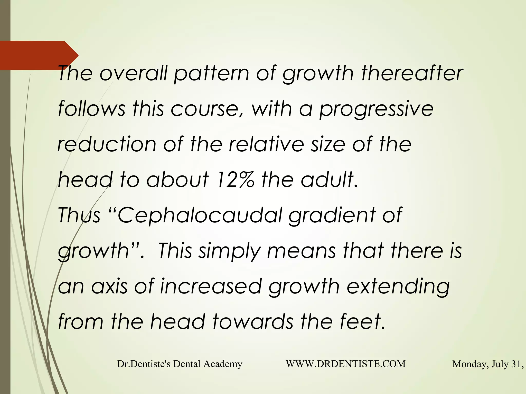 GROWTH AND DEVELOPMENT IN ORTHODONTICS | PPT