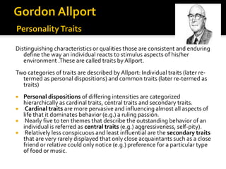 Cardinal Disposition Examples Growth, development and personality | PDF