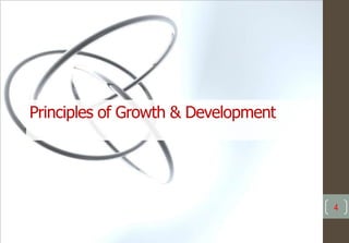 4
Principles of Growth & Development
 