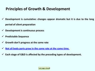 Growth & developmentweb | PPTX