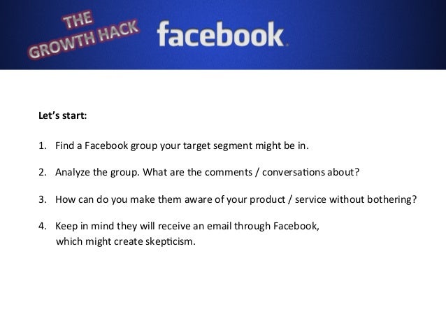 The Facebook Growth Hack