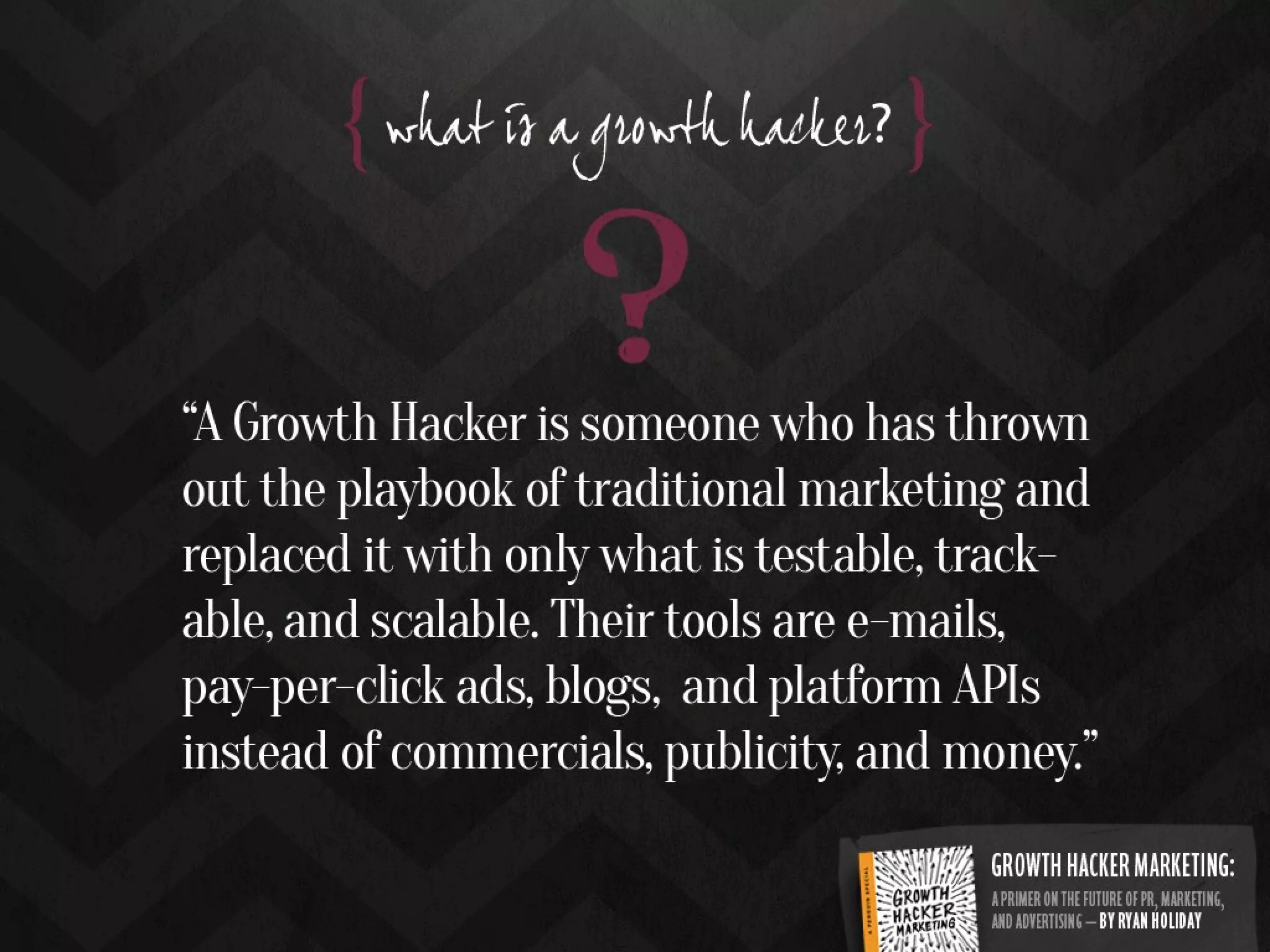 The Growth Hacker Wake Up Call