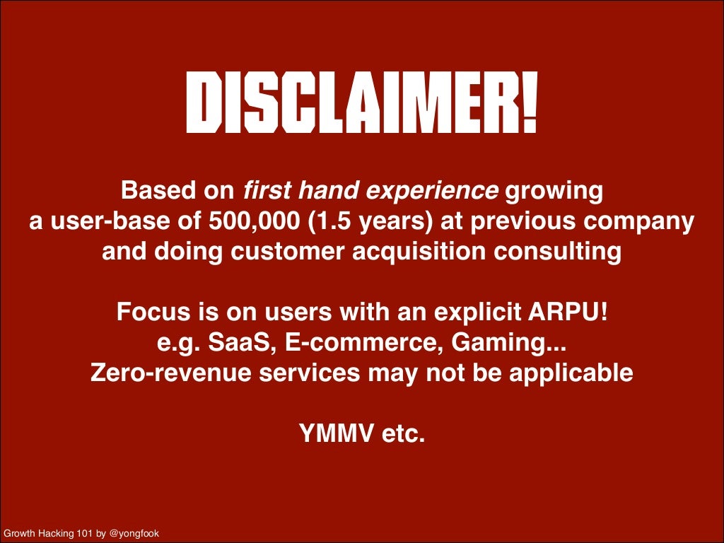 Disclaimer! Based on first hand