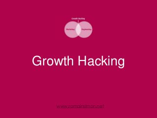 Growth Hacking

www.romainsimon.net

 