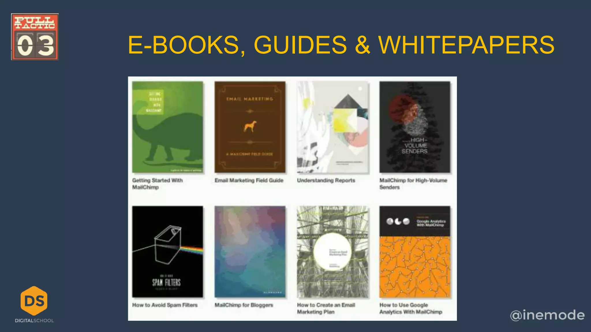 E-BOOKS, GUIDES & WHITEPAPERS 
 