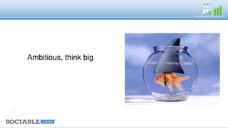 Ambitious 
think BIG 
 