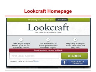 Lookcraft Homepage
 