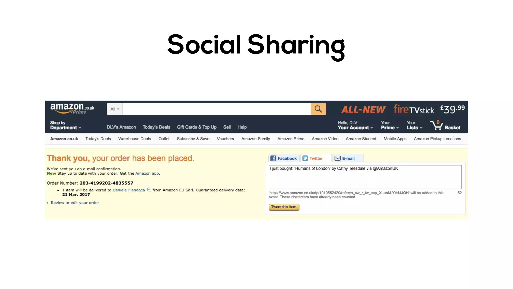 Social Sharing
 