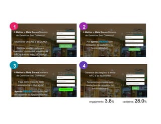 1
3
2
4
engajamento: 3.8% cadastros: 28.0%
 