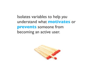 Gets new users to
understand your
product’s value now,
instead of later.
 