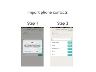 Pop up navigation, but just
because it’s easy to create.
 
