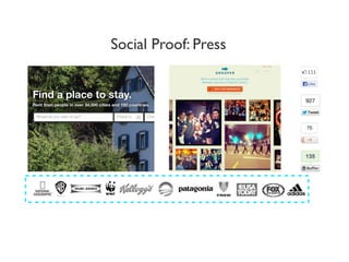 Big, clear calls to action
 