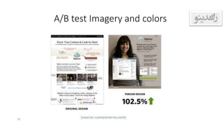 A/B test Imagery and colors
76
 