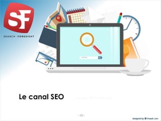 Le canal SEO
- 20 -
 