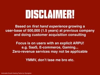 Growth Hacking 
ooh social proof! 
 