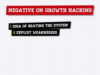 Growth Hacking 101 - Understanding Growth