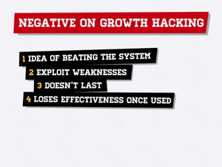 Growth Hacking 101 - Understanding Growth