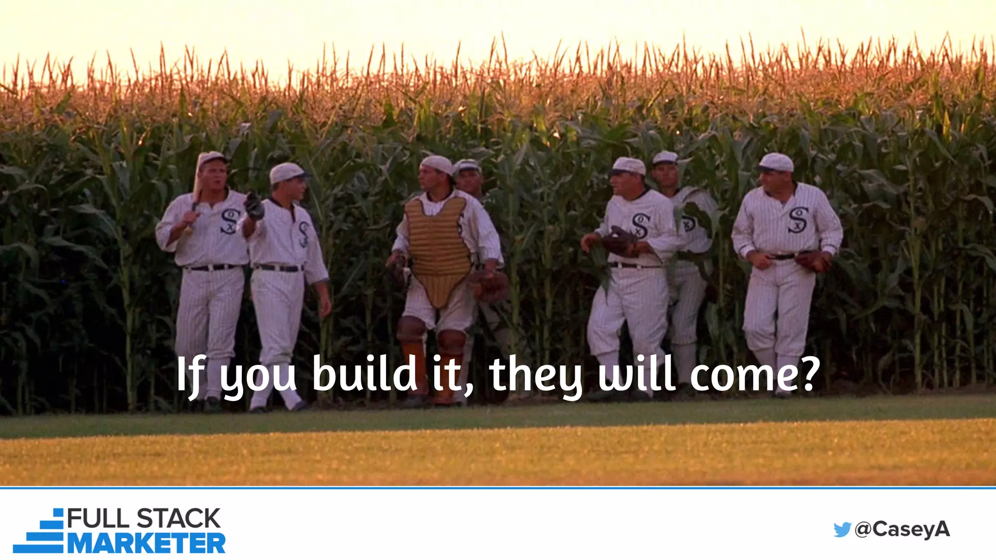 If you build it, they will come?