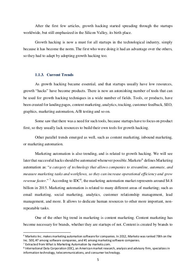 Growth hacking thesis picture