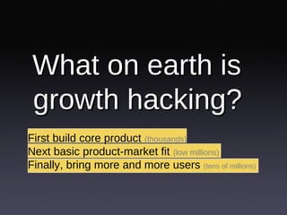 Is growth hacking an art? A
science? Or a craft?
 