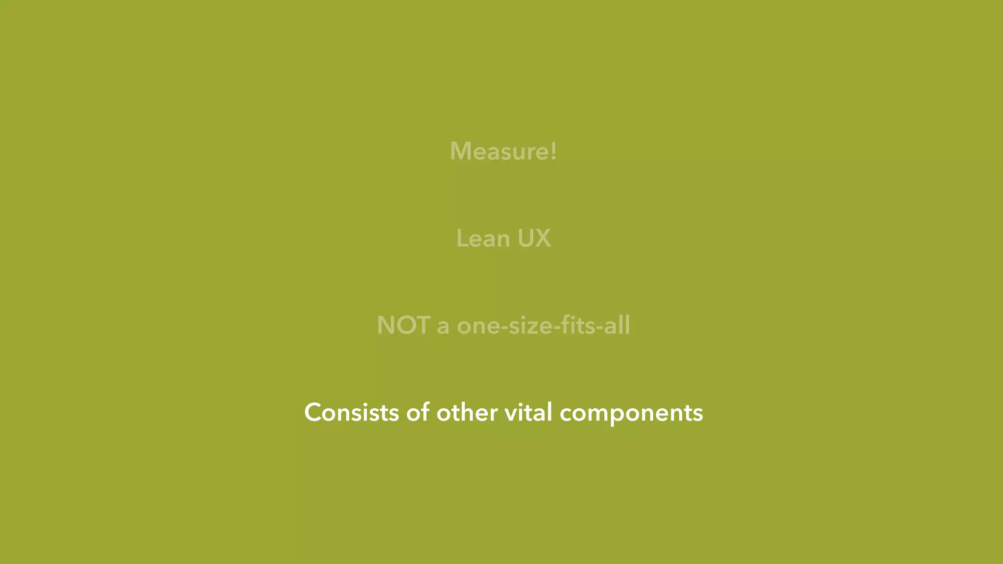 E N G A G E
C O N V E R T
06
Get rid of the ‘ugh’ parts
R E D U C E F R I C T I O N , R E M O V E O B S TA C L E S , R E PA C K A G E R E Q U E S T S
A C Q U I R E
R E TA I N
 