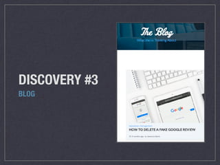 DISCOVERY #3
BLOG
 
