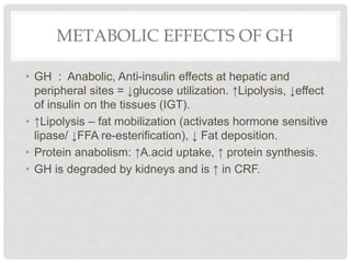 Growth hormone deficiency states and growth hormone replacement therapy ...