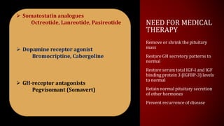 Growth hormone its deficiency and excess | PPTX