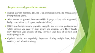 Growth Hormone and its role ppt of , M Pharma 2nd semester | PDF