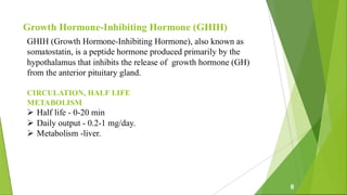 Growth Hormone and its role ppt of , M Pharma 2nd semester | PDF