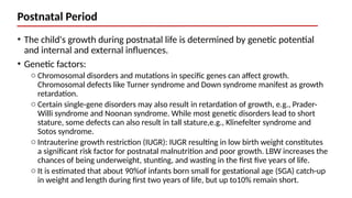 Growth pattern in children - concept and factors | PPTX