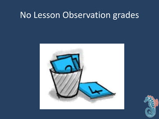 No Lesson Observation grades
 