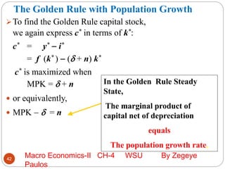 Macro Economics -II Growth model | PPTX